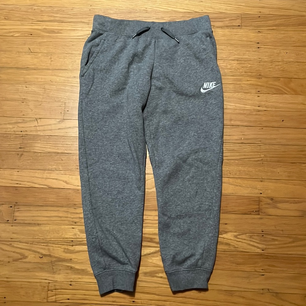 Nike Sweatpants Youth Large Gray
